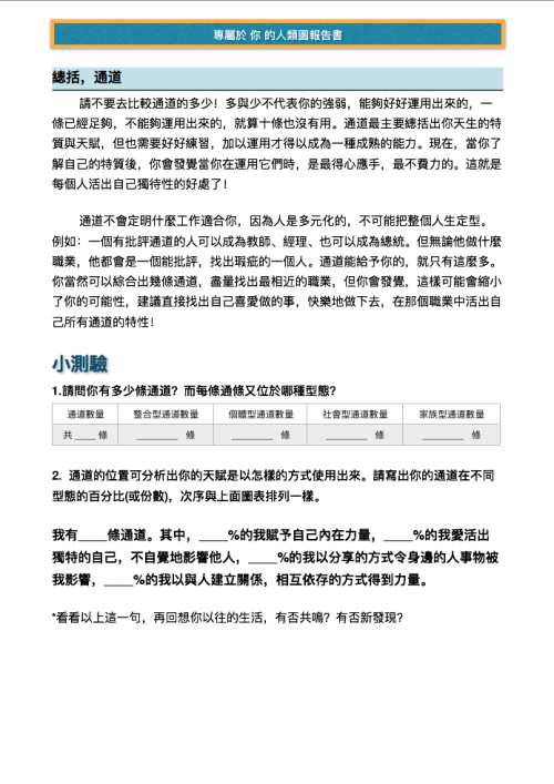 人類圖報告書(含個人解讀) - 图片 10